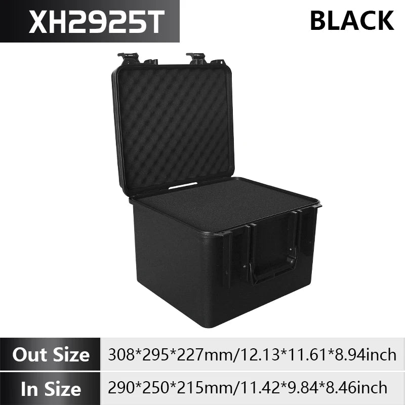 Heavy Duty Portable Tool Case With Reinforced Protective Foam Industrial Plastic Toolbox with Shock Absorbing Foam Lining
