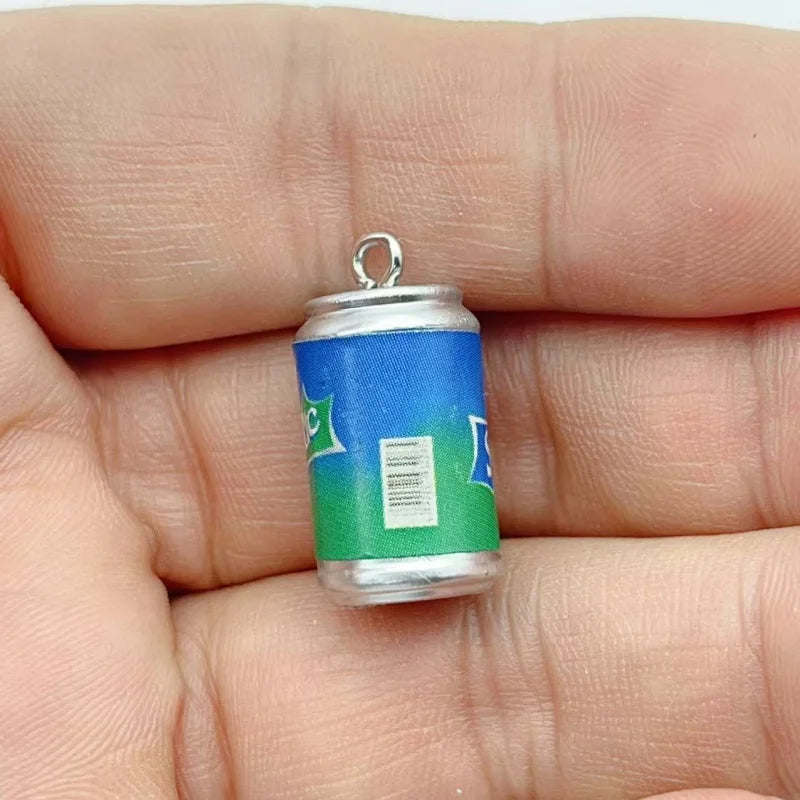 10Pcs Random Mixed Mini Liquor Bottle Resin Charms Simulation Drink Bottle Pendant DIY Handmade Jewelry Keychain Accessories