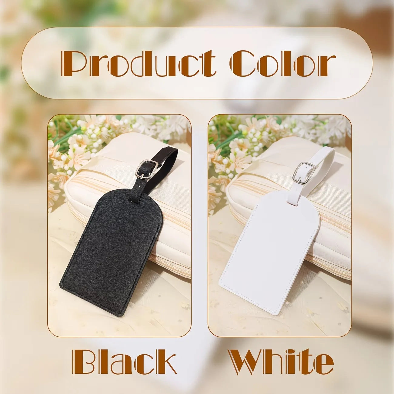 Custom Personalized Name Luggage Tags, Travel Accessories for Weddings and Birthday, Stylish Vintage Printed Luggage Identifiers