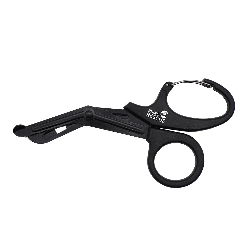 Rhino Rescue 18.5cm Emergency Shears Fluoride-Coated Stainless Steel Scissors for Outdoor Tactical Kit