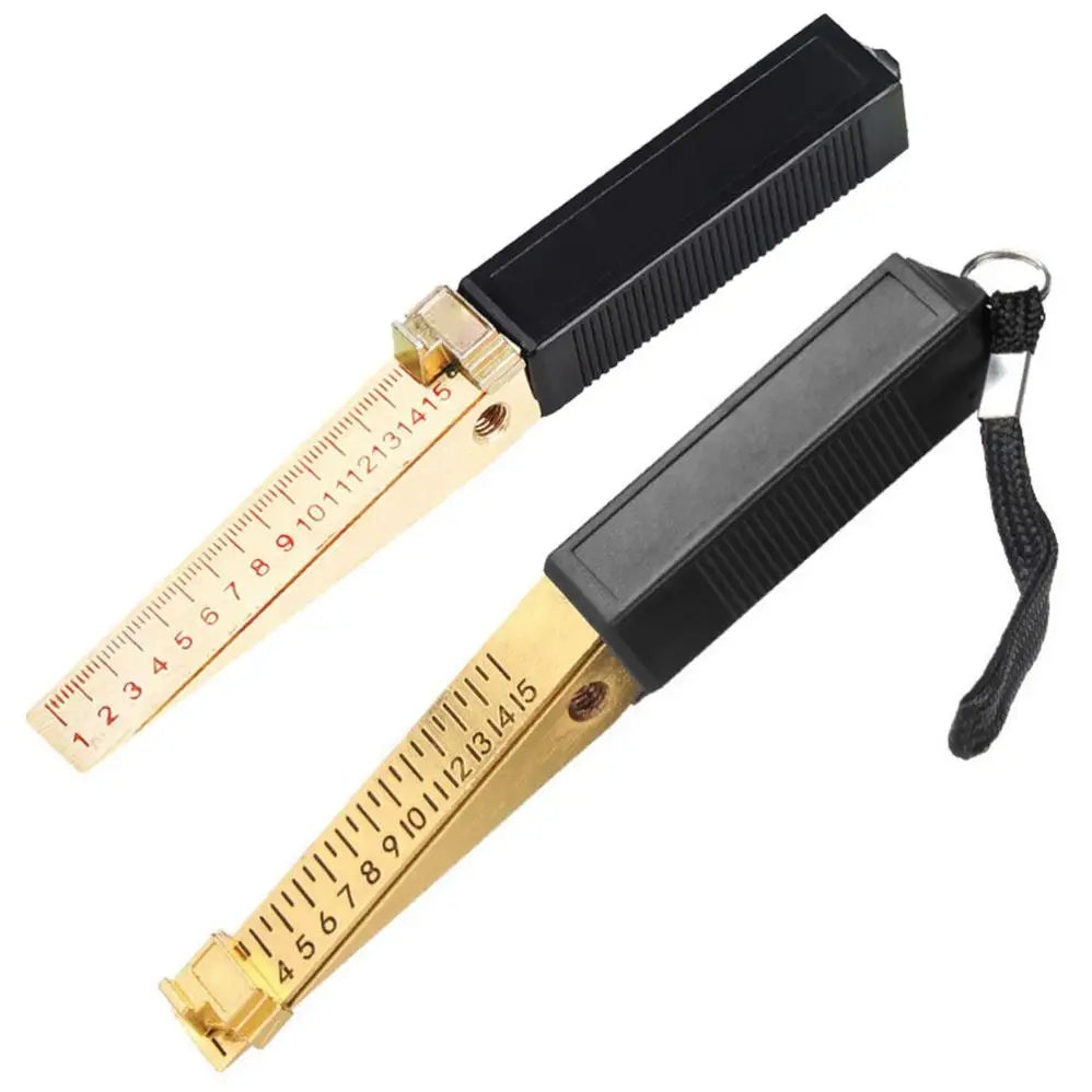 0.2/0.5mm Wedge Shaped Vernier Feeler Gauge Inspection Flatness Measuring Tool for House Engineering