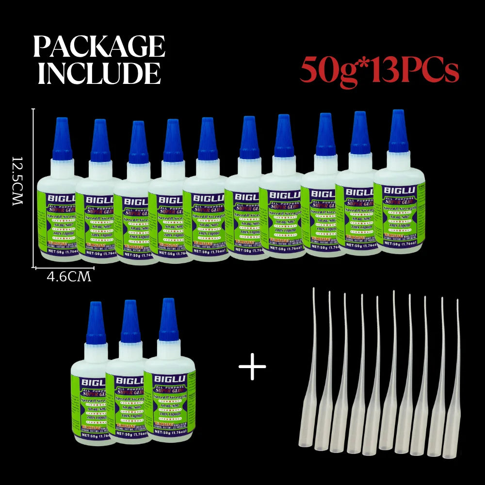 Premium Cyanoacrylate Super Glue Thin Liquid Adhesive for Stone CA Finish Woodworking Projects Hobby Models Inlay Work