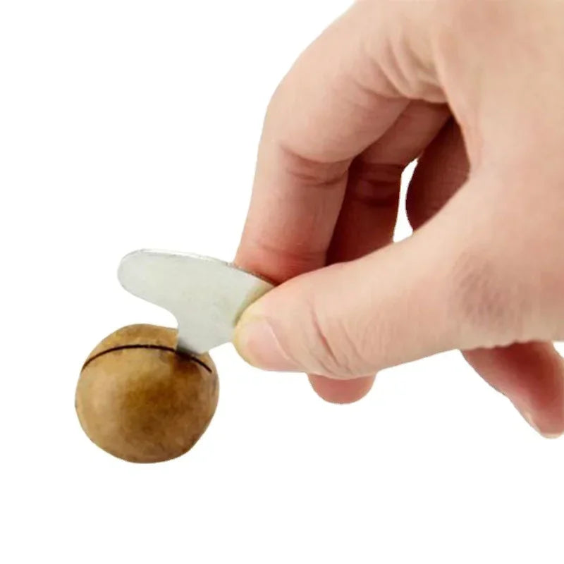 1/4/10pcs Mini Nut Crackers Stainless Steel Macadamia Walnut Opener Portable Camping Kitchen Accessories Nut Tools