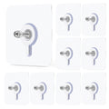 10Pcs No Trace Screw Stickers Invisible Nails Self Adhesive Thick Glue Wall Hooks Non Trace Hook Kitchen Sticker Home Use Multi