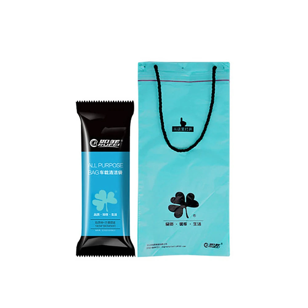50pcs/Pack Disposable Car Garbage Bag Trash Rubbish Bag Sticking Litter Bag Portable Auto Seat Back Hanging Trash Bag Car Home