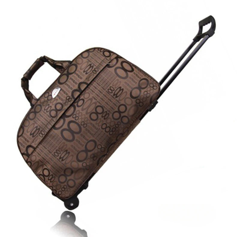 Travel Trolley Bag With Wheels Business Rolling Luggage Wheeled Bag Trolley Suitcase Waterproof Fashion Men Women Travel Bags
