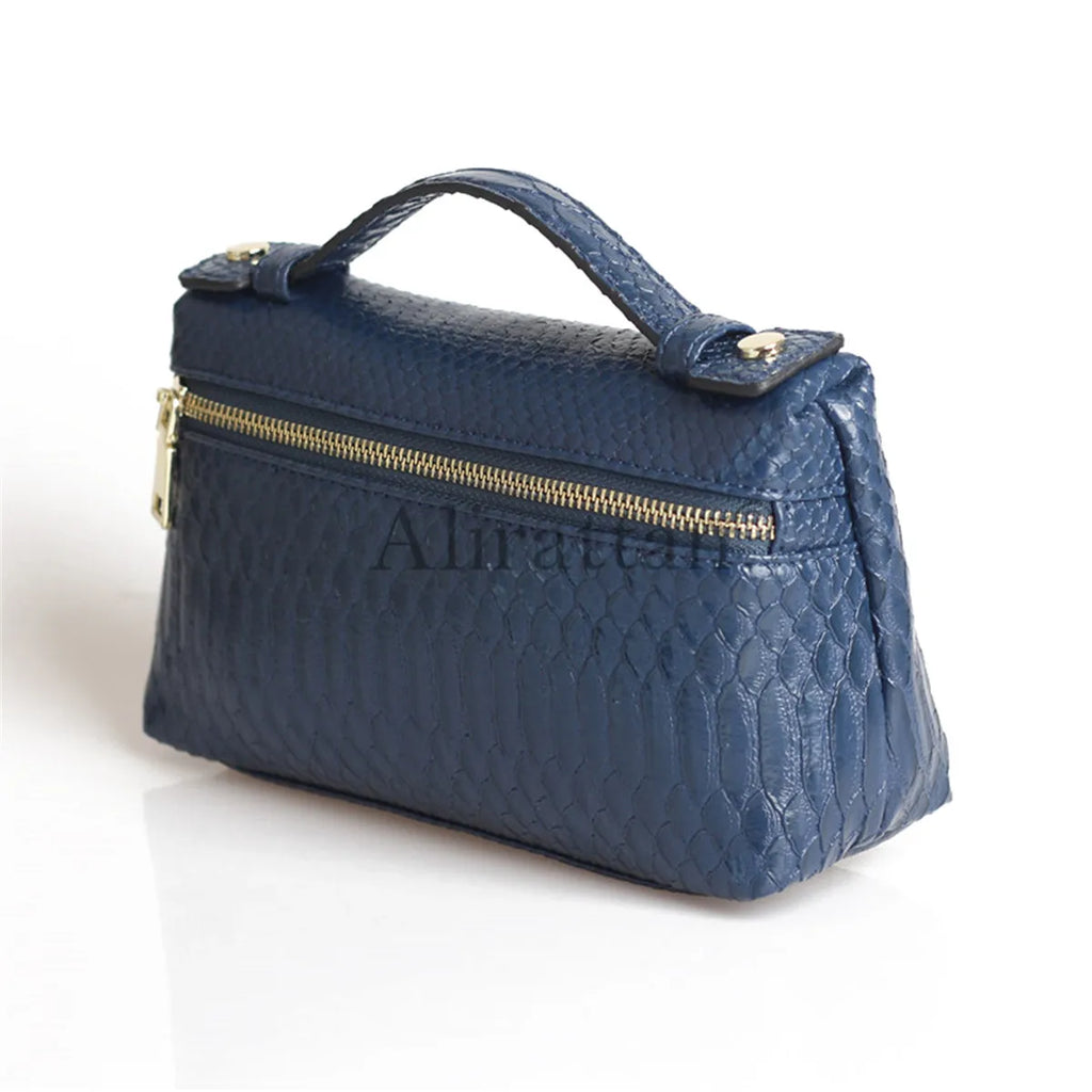 XMESSUN Crocodile Pattern Makeup Bags for Women 2026 Trendy Bag Clutch Bag Luxury High Quality Handbag Designer Handbag Purse