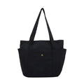 New Large Capacity Canvas Tote with Multiple Pockets-Perfect for School/work Commute/travel and Shopping Bags on One Shoulder