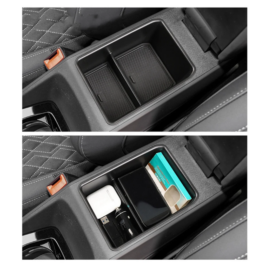 Z0C-hSuitable for Audi Q5/Q4 Etron Armrest Box Storage Box, Water Cup Holder Special Modification