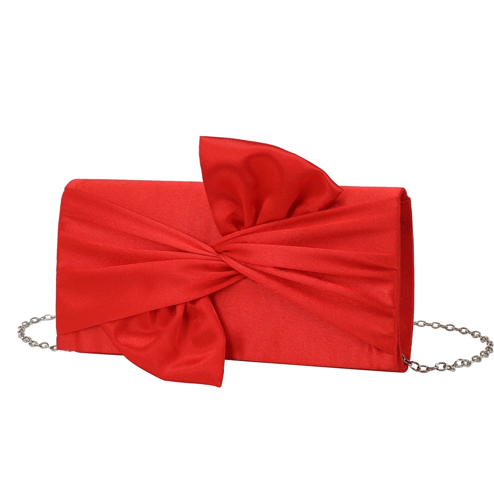 Romantic Fairy Bow Dinner Party Bag Messenger Elegant Evening Clutch Bag Chain Bag Bolsos Fiesta Mujer Bolsos De Mujer Tendencia
