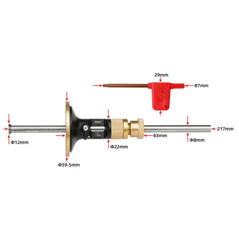 Dovetail Jig Wheel Marking Gauge Tool Set Woodworking Scriber Aluminum Alloy Linear Drawing Mortise Measuring Ruler Wood Joints
