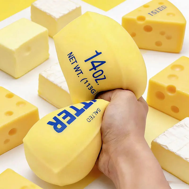 Squishy Butter Stick Fidget Toy Sticky Butter Stick Slow Rebound Stress Ball Squeeze Toy Anti-stress Sensory Toy for Adults