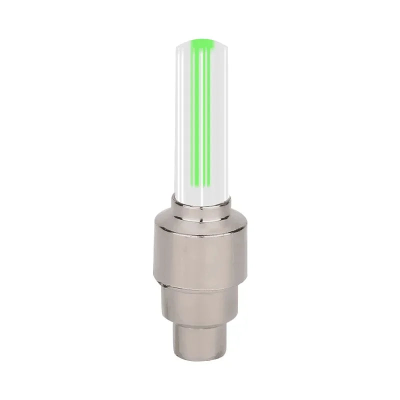 Bicycle Wheel Light Motion Sensor LED Light Waterproof Mini Neon Light Tire Nozzle Valve Cap Light for Car Motorcycle Bicycle