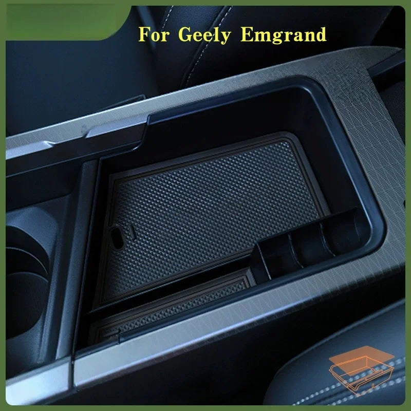 For Geely Emgrand 4th Generation Automatic Edition 2022-2025 Car Central Control Armrest Box Storage Box Car Storage Organizing