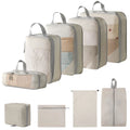 5pcs/set Lightweight Portable Travel Compression Storage Bag Multifunctional Luggage Organizer for Clothes Shoes Storage Bag