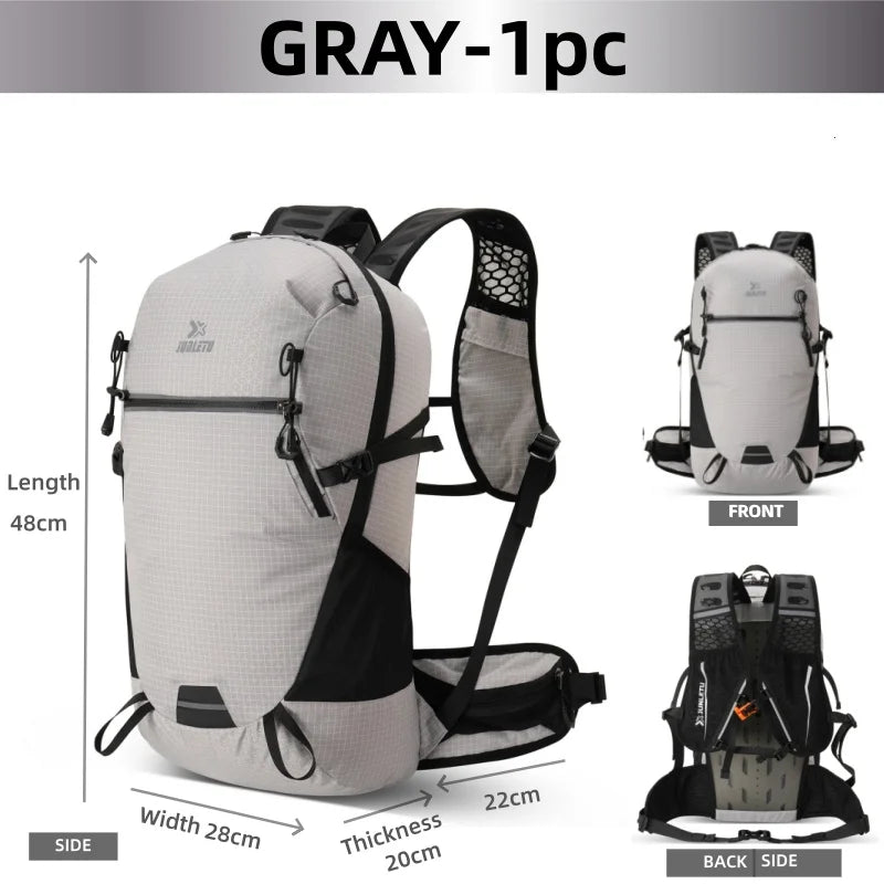 Outdoor Hiking Backpack 25L Large Capacity Sports Bag  Nylon Waterproof Wear-resistant Backpack for Climbing Traveling Dry Bag