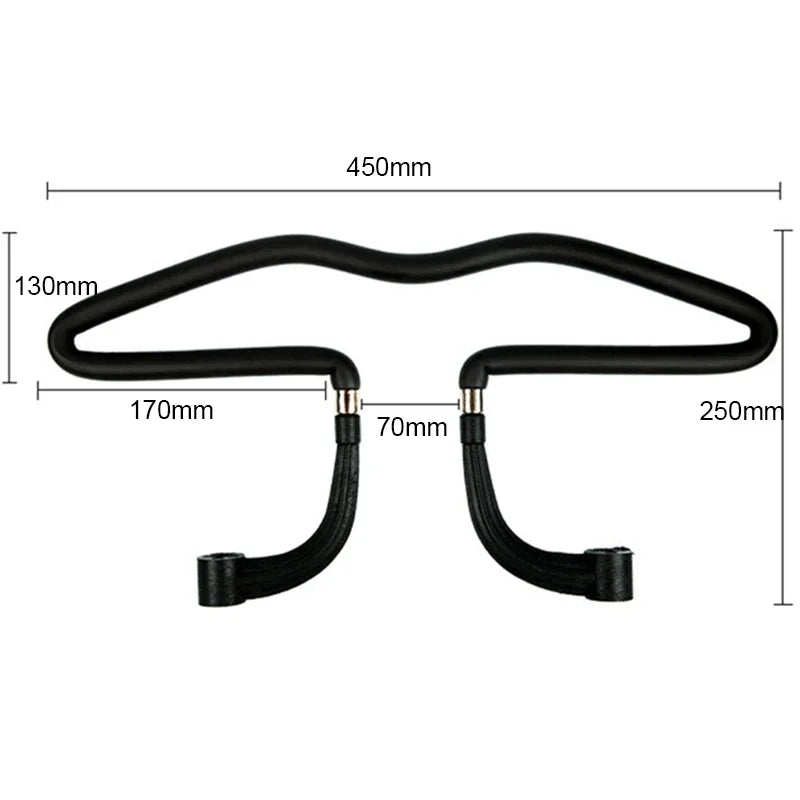 Universal Soft Car Coat Hangers 450x250mm Back Seat Headrest Holder Rack for Jackets Suits Auto Supplies