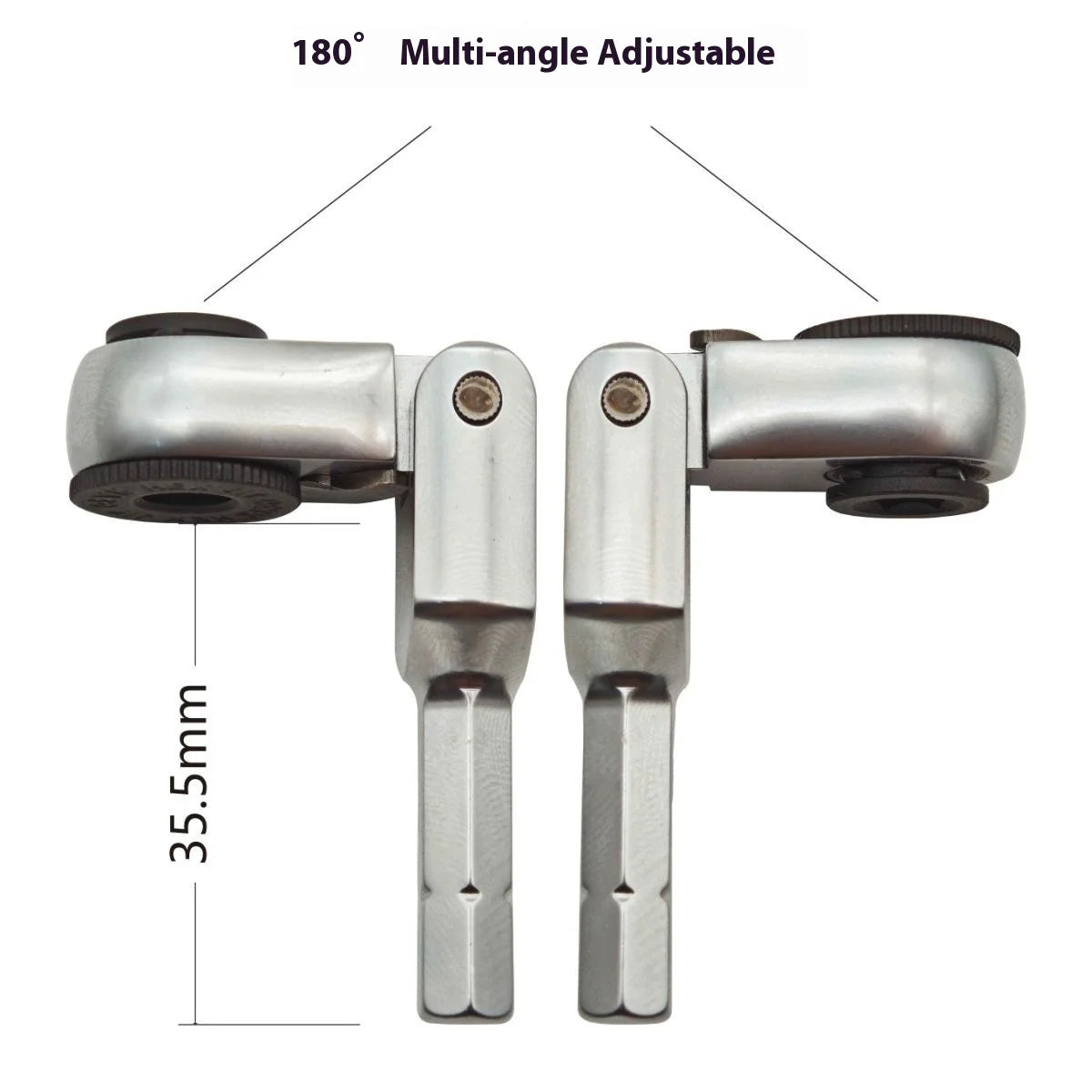 New Socket Torque Wrench Hand Tools 6.35mm Screwdriver Stainless Steel Hexagonal Ratchet Wrench Toughbuilt Mechanic Manual Tools