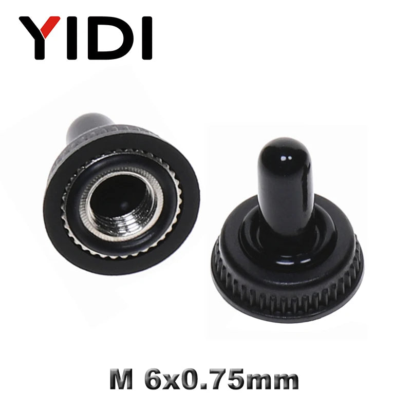 5pcs 10pcs MTS-102 103 MTS-202 203 Toggle Switch 6A 125VAC on on SPDT 6mm Mini Switch DPDT on off on Waterproof Cap