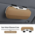 Car Glasses Storage Box Sun Visor Car Storage Portable Sunglasses Glasses Case Universal Glasses Clip