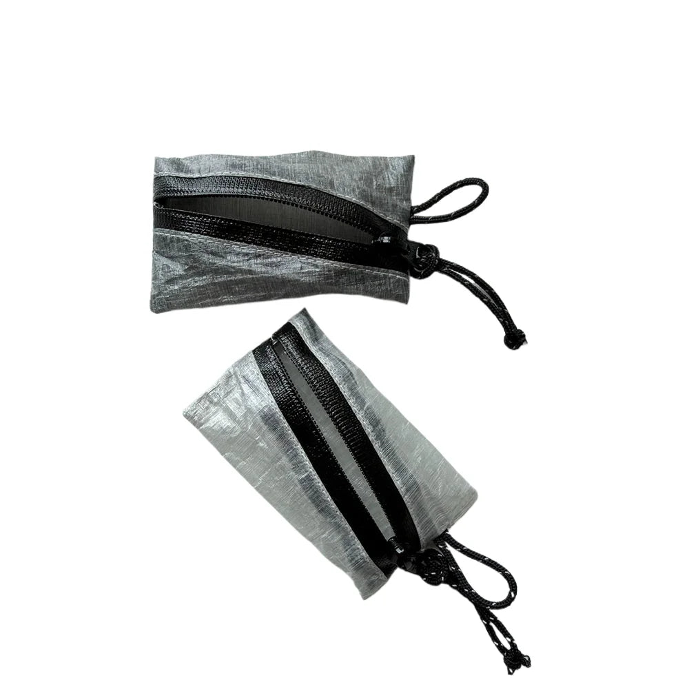 Trail Coin Pouch Ultralight 3.9g DCF 1.43 oz Mini YKK Zipper EDC Holder For Backpacking Travel