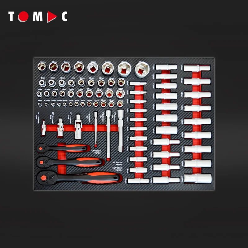 Workshop Trolley Complete with Tools Professional Level Trolley with Complete Tools Valuable 7-Drawer Heavy Duty Workshop Tool
