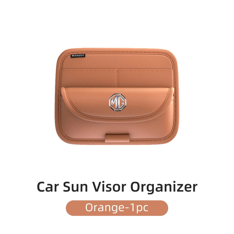 Car Sunglasses Storage Box Visor Glasses Case Card Holder Interior For Morris Garages MG 6 3 5 7 TF ZR ZS HS GS GT Hector
