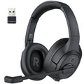 EKSA H6 Wireless Headphones Bluetooth 5.0 Headset with USB Dongle ENC Call Noise Cancelling Mic 30H Playtime For Office Computer