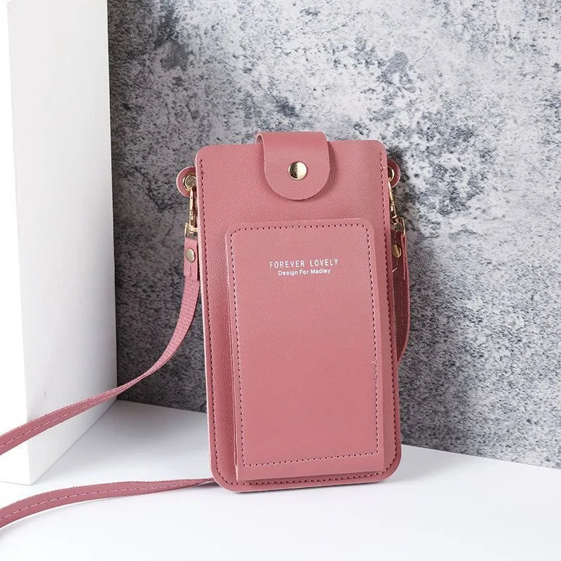 Multi-functional Cell Phone Touch Screen Clutch Bag Women's Wallet Large Capacity Travel Card Holder Passport Holder