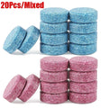 20/40Pcs Car Solid Cleaner Windscreen Cleaner Wiper Effervescent Tablets Auto Glass Water Toilet Cleaning Car Accessories