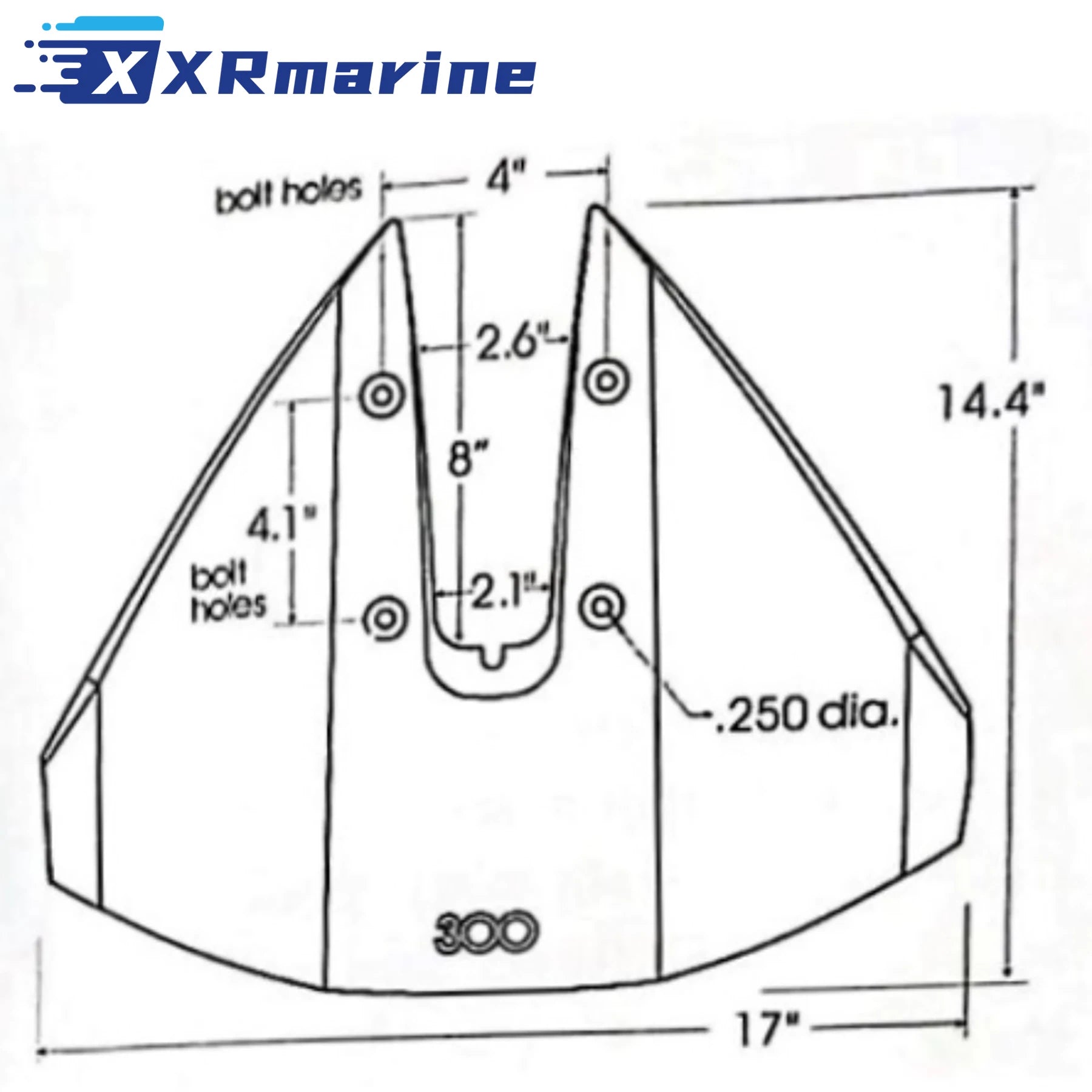 Sport-300 Whale Tail HydroFoil Stabilizer Boat Outboards Stern Drives 40-350 HP