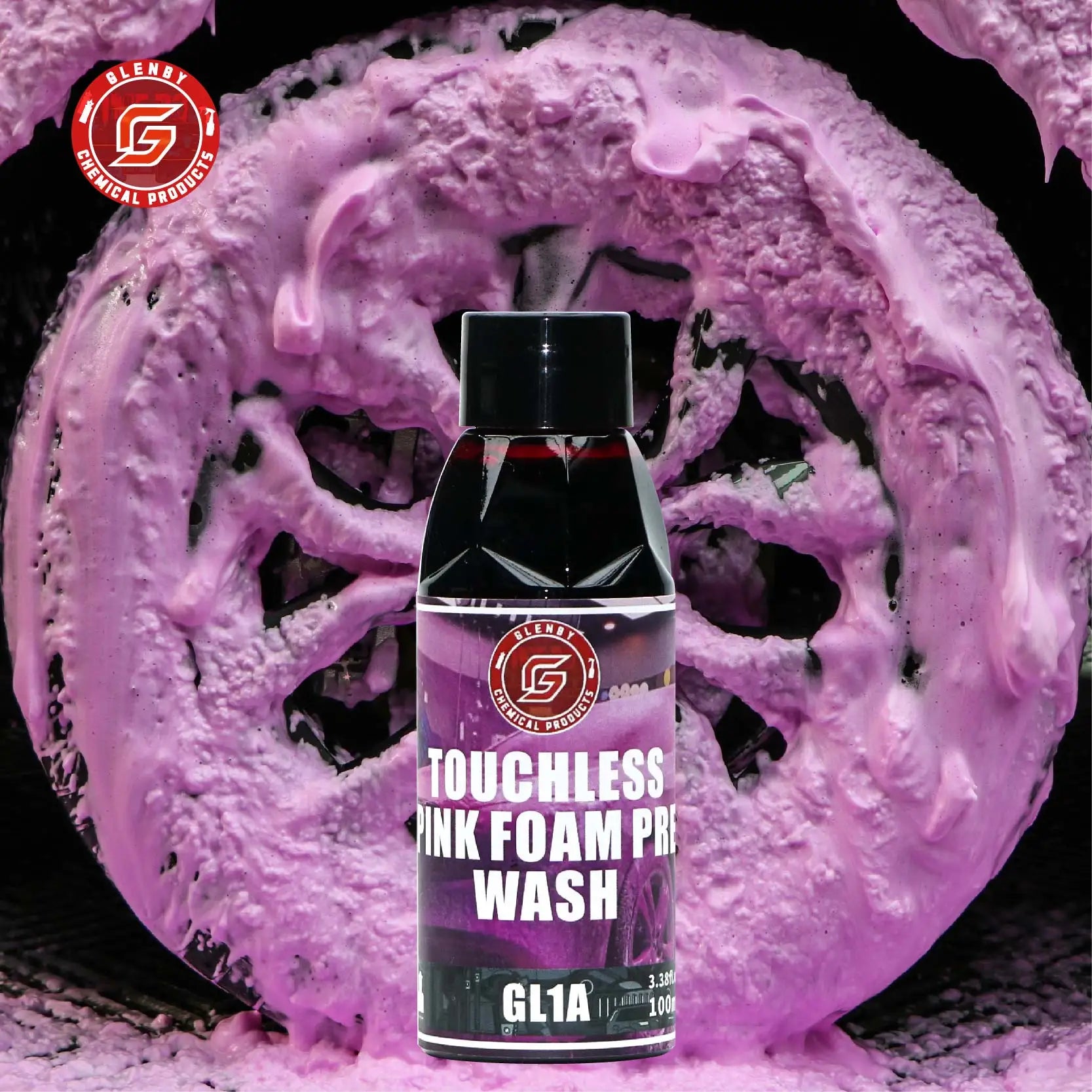 Pink Magic Foam Car Wash Shampoo Car High Concentration Sediment Pre-washed Off Wash Car Wash Soap Super Foam Cleaner