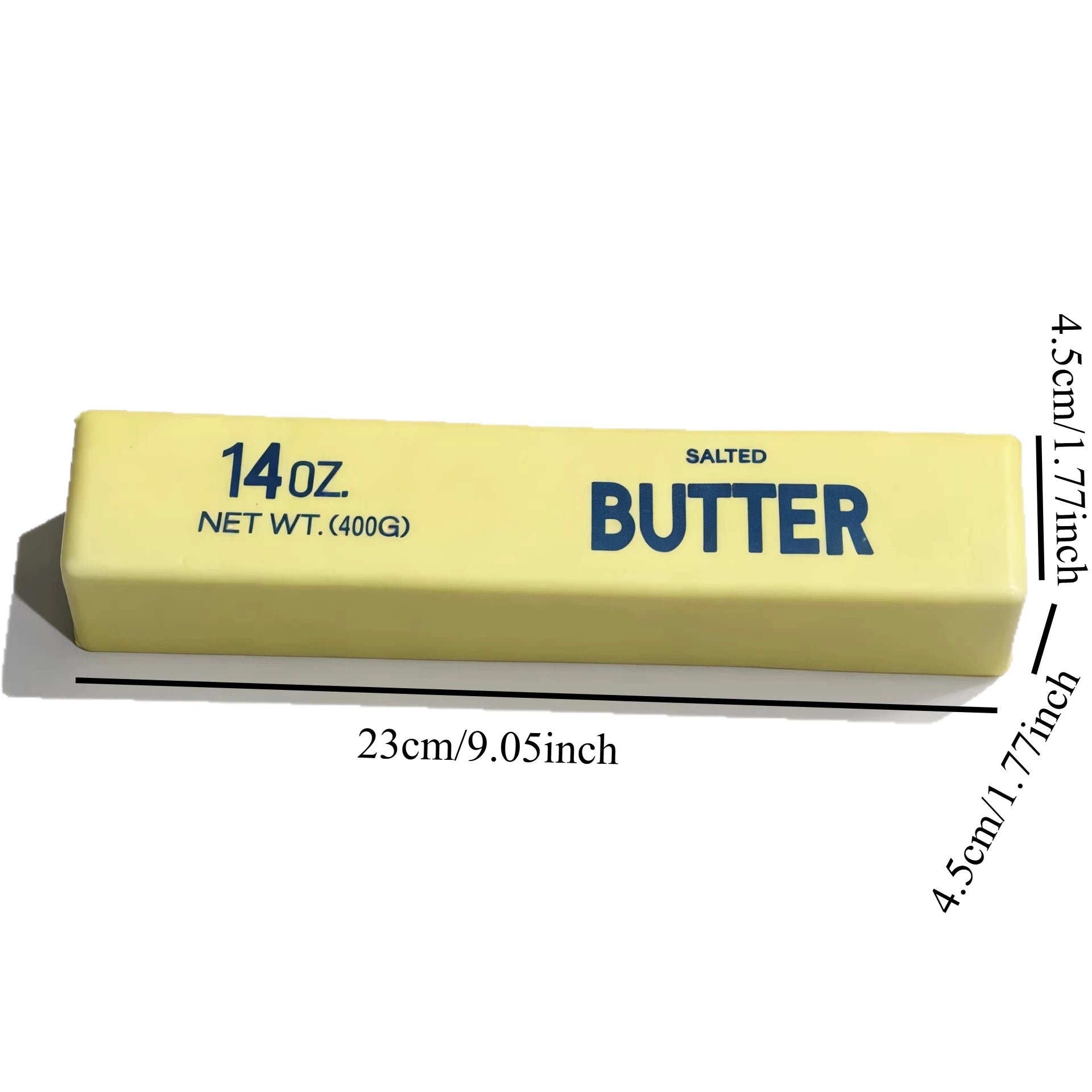 23CM Big Slow Rising Butter Stick Anti-Stress Anxiety Relief Toy Soft Squeezable Cheese Prank Gift Squeezing Toy