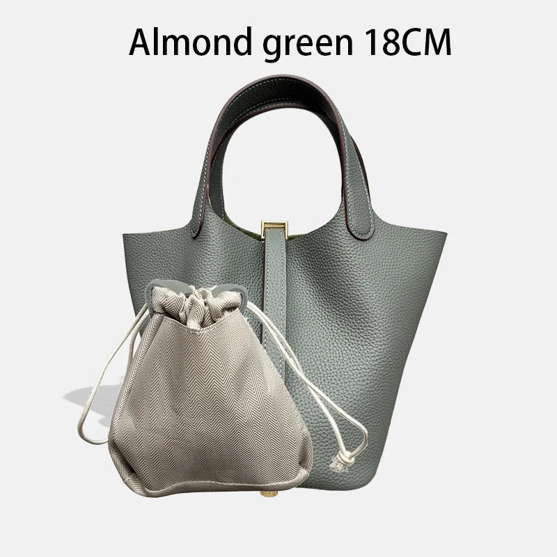 MENDY Women Bags Handbags Bucket Bag 18/22 Big Small Fashion Tote Bag Genuine Leather Luxury Quality Designers Lady Hand Bags