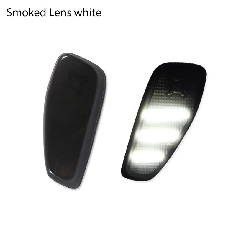 2pieces Car Led Side Marker Turn Signal Light For Jeep Renegade BU 2014-2021 Full Led Turn Signal Lamps Amber Color