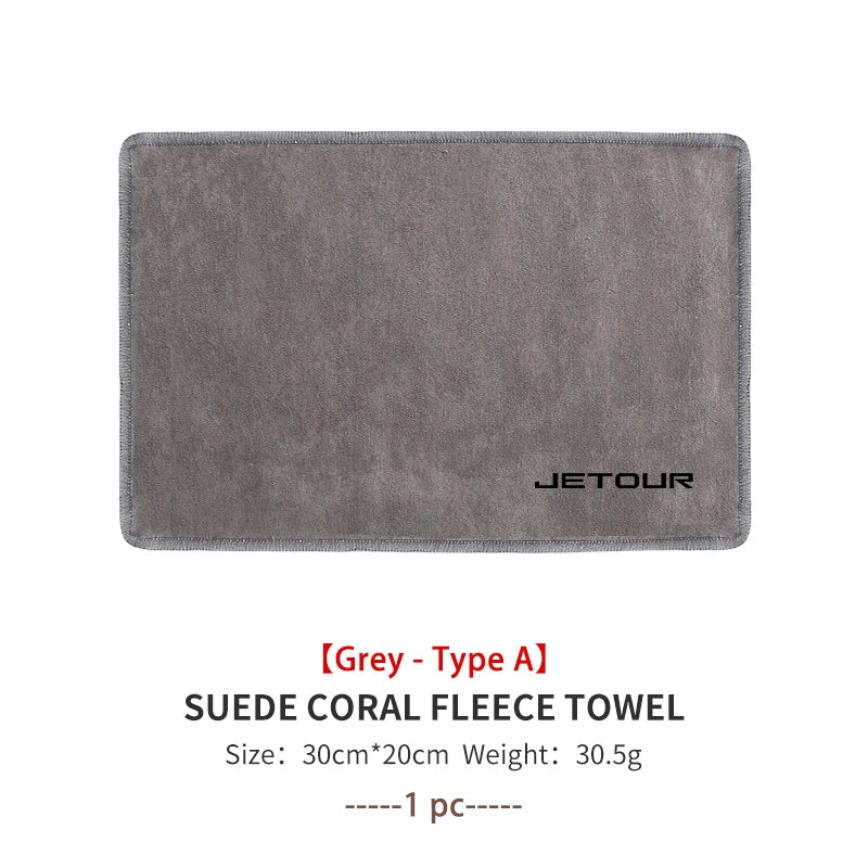 For Jetour Car Washing Towel Cleaning Cloth Quick Drying Windows Wiping Rags X70 Traveler‌ C-DM Dashing‌ X90 Shanhai X50‌ G700‌
