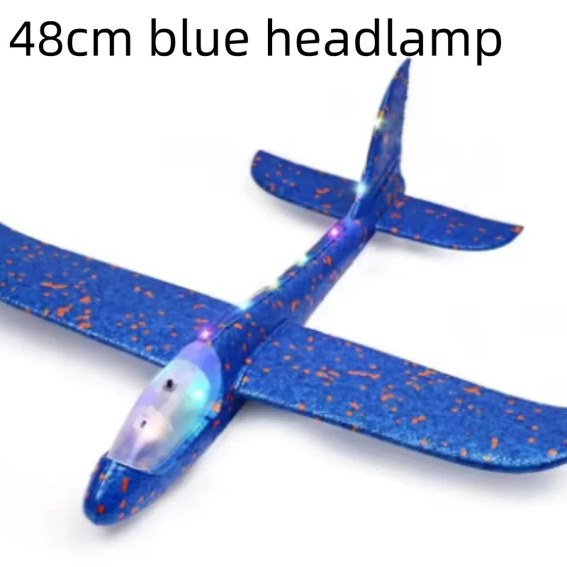 48cm Hand Throwable Free Flight Glider Foam Model EPP Breakout Flight Glider Party Game Kids Outdoor Fun Gift Toy