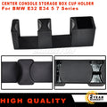 For BMW E32 E34 5 7 Series 1 Pc New Center Console Storage Box Drink Dual Cup Holder ABS Black Easy Installation Car Accessories
