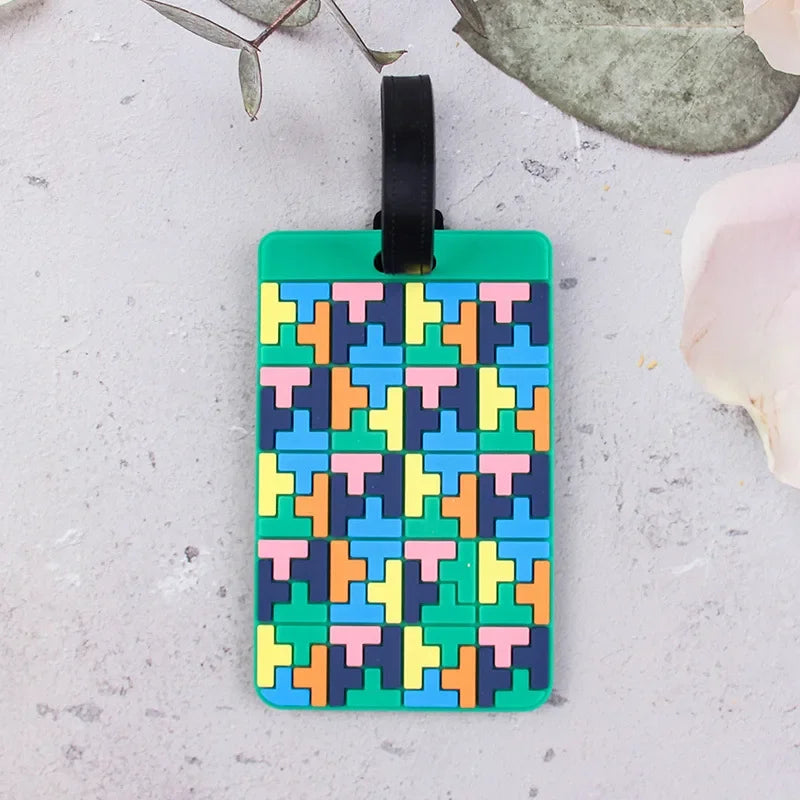 Fashion PVC Luggage Tag Boarding Pass Luggage Tags Suitcase Address Label Travel Accessories Bag Tags for Luggage