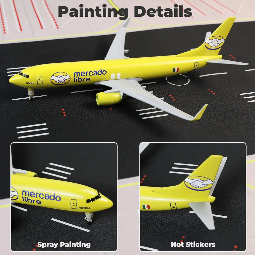 1:300 Mercado B737 Model Plane Alloy Diecast Airplane Model Aircraft Kits With Stand & Wheel Collectible Decor Aviation Gift