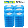 6-60PCS Toilet Disposable Replacement Head Foam Cleaning Sponges Heads Toilet Brush Refills No Dead Angle Bathroom Brush Heads