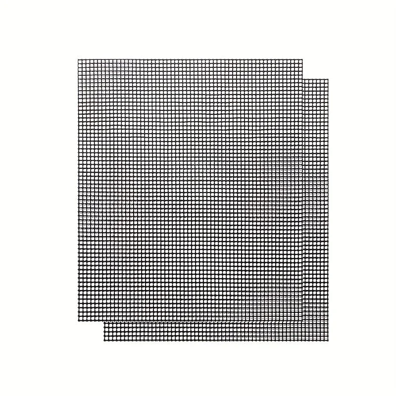 2pcs Teflon Non-Stick Grill Mesh Mats, Reusable BBQ Mats Suitable for Outdoor , Cooking Meat, Fish, Steak, And Vegetables