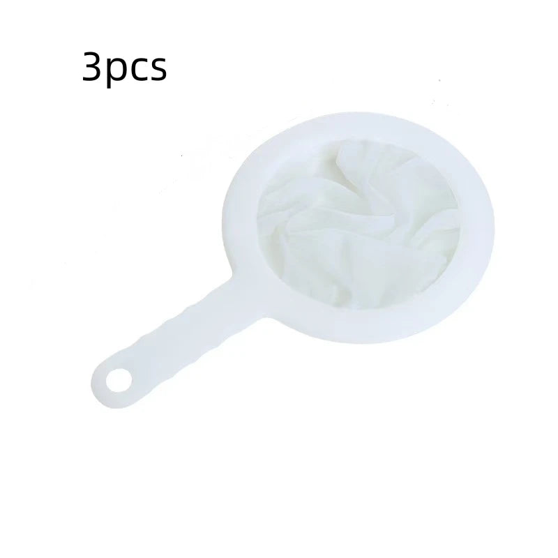 1pc/3pcs Plastic Colander Strainer Spoon Kitchen Supplies Filter Spoon Household Soy Milk Tea Leaf Residue Strainer