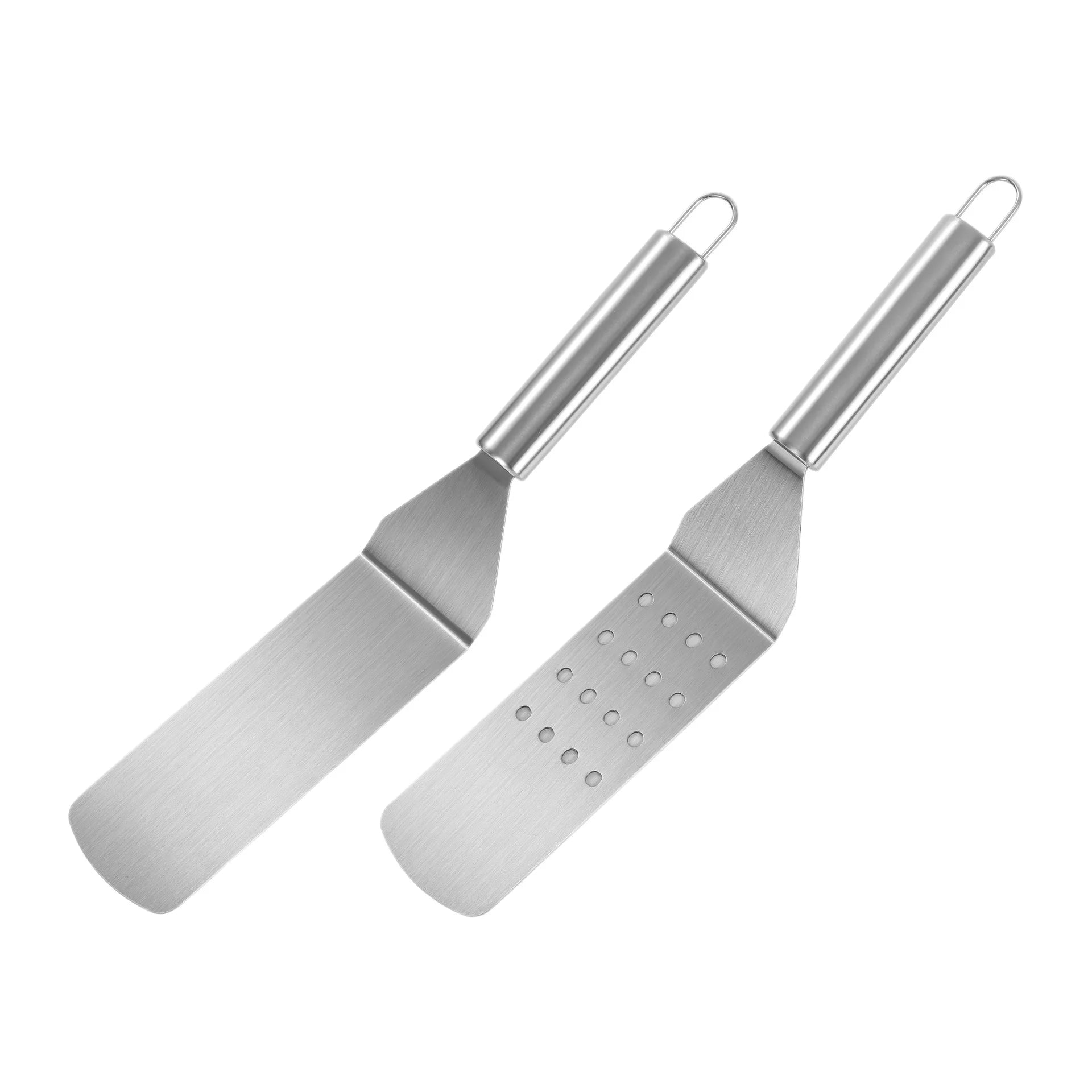 Stainless Steel Cooking Spatula Turner for BBQ, Frying, and Steak Kitchen Utensil