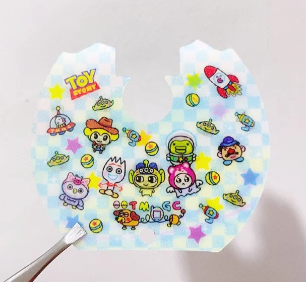 IN STOCK Cannot Be Past Dynamic Lenticular Tamagotchi Paradise Cartoon Characters Diy Handmade Panel Paper And Backboard Paper