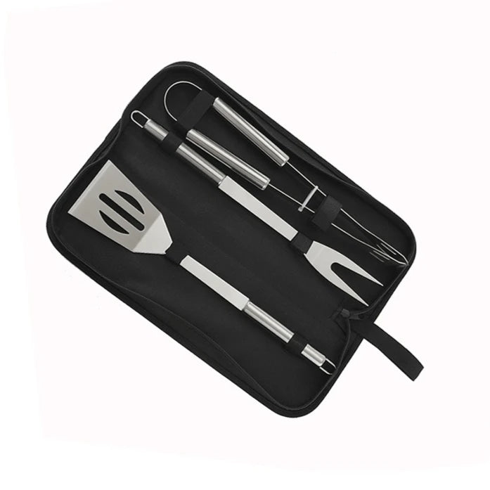 Grill Utensils Set, Stainless Steel BBQ Accessories, Portable Professional Grill Tool, Perfect Grill Kit Gift for Outdoor with B
