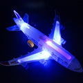 Universal Moving Gears Plane Toy with Light Sound Effect Toy Aircraft Boys Girls Birthday Christmas Gift for Kids