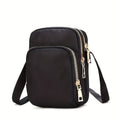 Casual waist bag, single-shoulder bag, casual lightweight crossbody phone case, nylon coin purse, mini bag