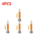 1-5PCS Loud Bear Bell with Emergency Whistle Set with Magnetic Silencer Bear Repelling Bell Hanging Bear Bell for Bear Deterrent