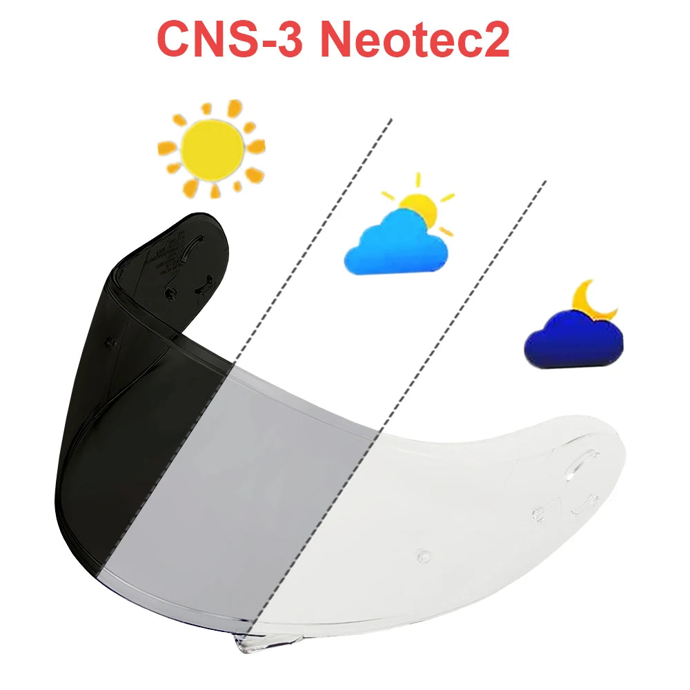 Visera De Casco CNS-3 for Shoei Neotec 2 Neotec II